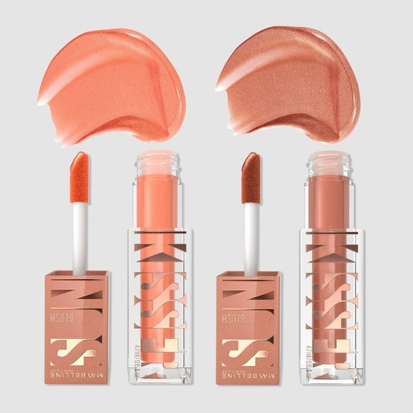 Maybelline Sunkisser Multi-Use Liquid Blush Set of 2 - Uptown Glow & Shades On - Picture 1 of 13